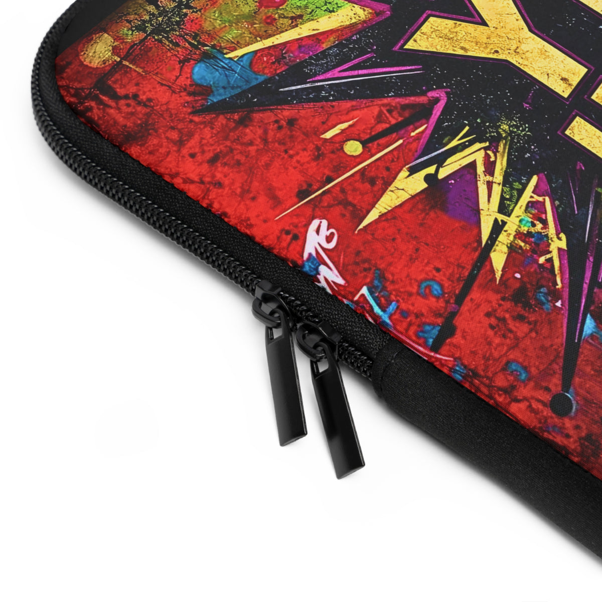 YHWH He Is God! Urban Graffiti Laptop & Tablet Sleeve