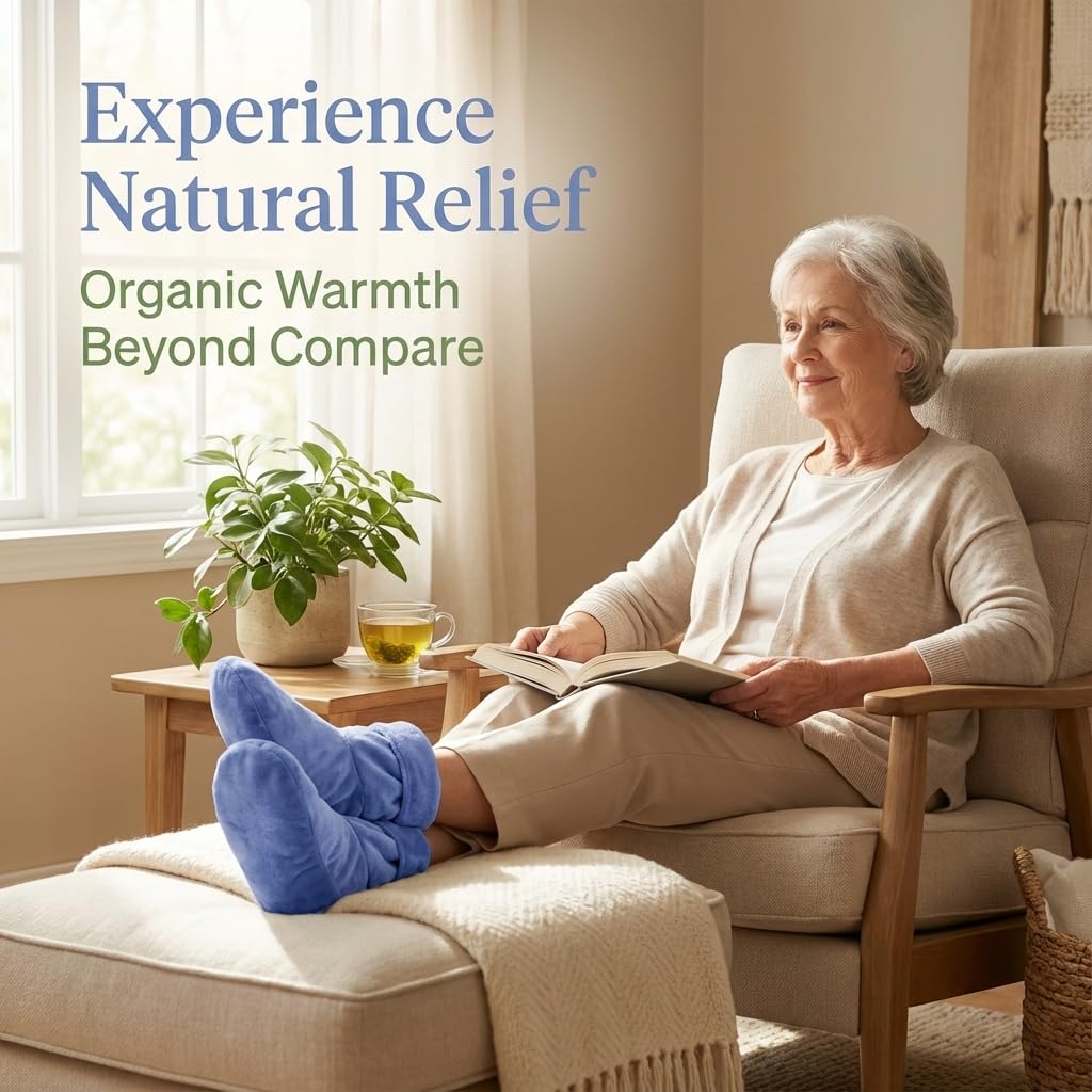 Comfort Booties for Stress & Aches Relief with 12 Herbs, Winter Booties