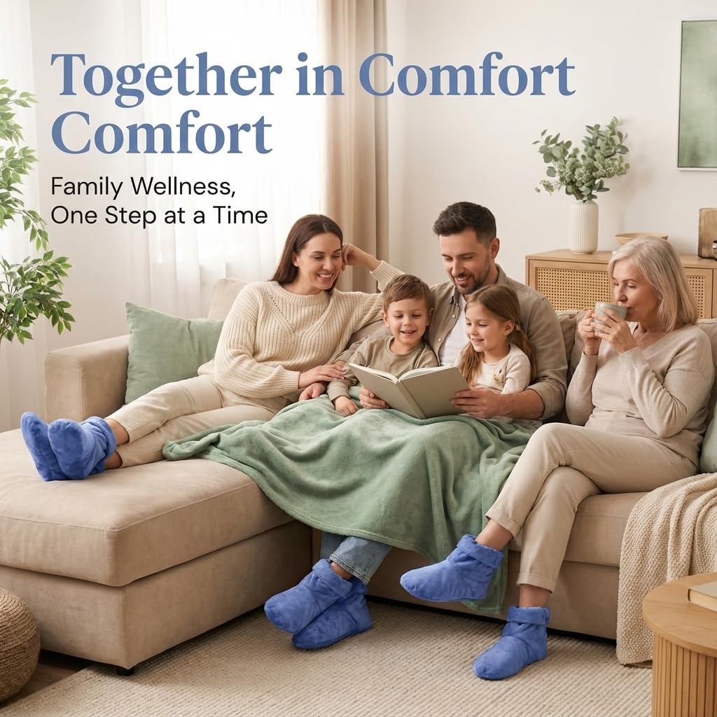 Comfort Booties for Stress & Aches Relief with 12 Herbs, Winter Booties