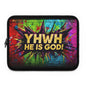 YHWH He Is God! Urban Graffiti Laptop & Tablet Sleeve