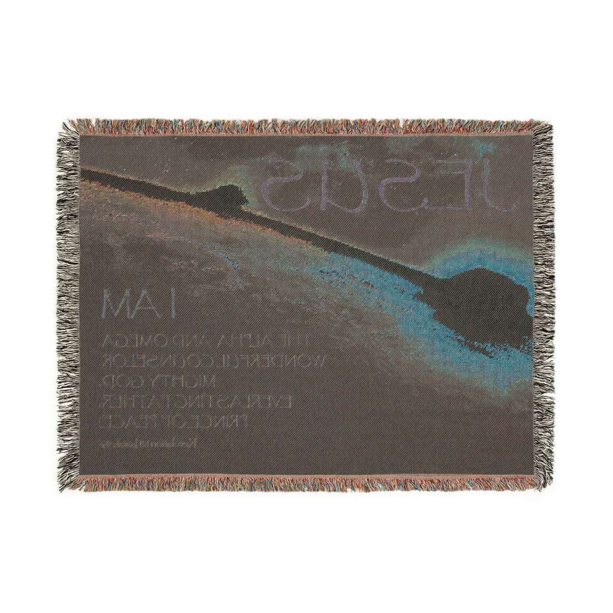 Jesus I Am Woven Blanket – Christian Inspirational Throw