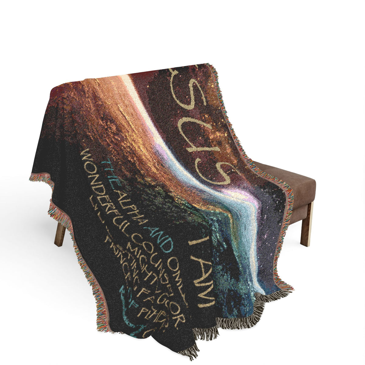 Jesus I Am Woven Blanket – Christian Inspirational Throw