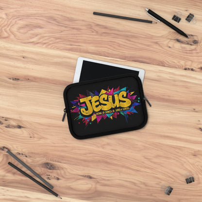 JESUS KING OF KINGS & LORD OF LORDS! Urban Graffiti Laptop & Tablet Sleeve