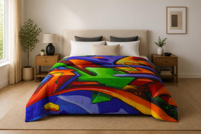 ChroRym Abstract Comforter