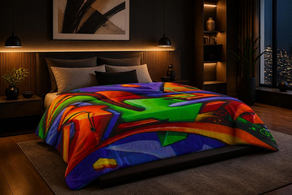 ChroRym Abstract Comforter
