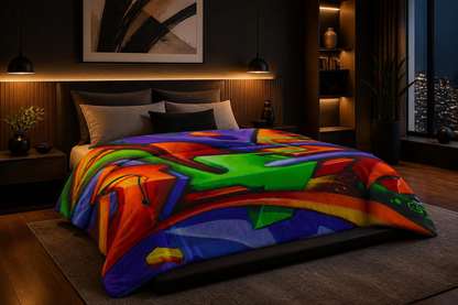ChroRym Abstract Comforter