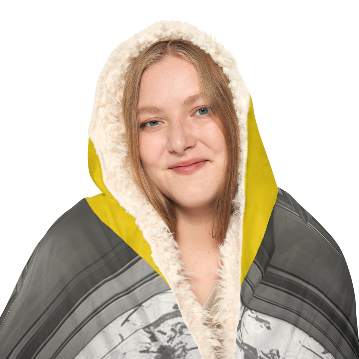 Christian Hooded Blanket - "Come Lord Jesus" Inspirational Snuggle Throw
