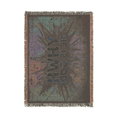 YHWH He Is God Christian Faith Woven Blanket