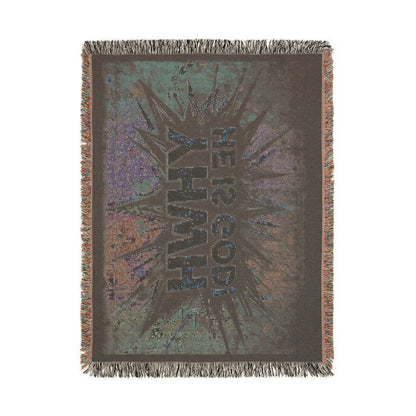 YHWH He Is God Christian Faith Woven Blanket