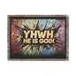 YHWH He Is God Christian Faith Woven Blanket