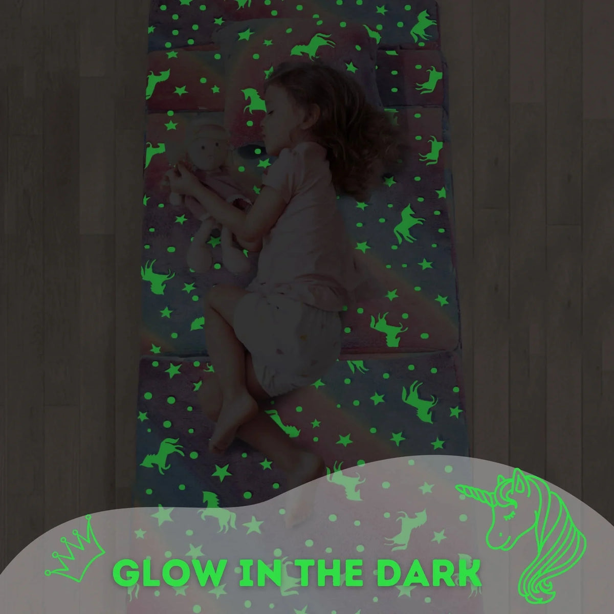 Convertible Kids Foldable Floor Mattress