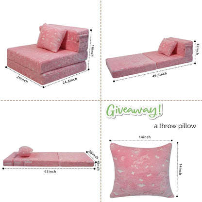 Convertible Kids Foldable Floor Mattress